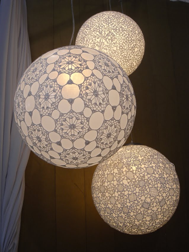Made in Favela : Crochet Lampshades originalslope