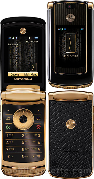 modern cell phone blog: Motorola RAZR2 V8 Luxury Edition images