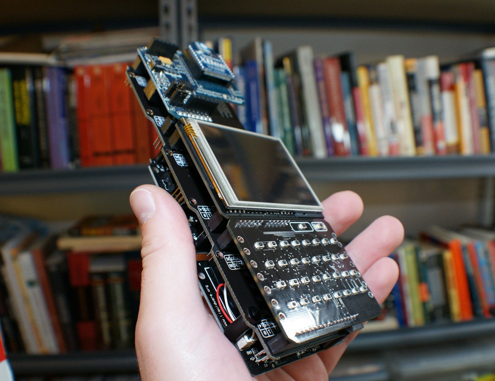 [ButtonShield+Slide+TripleWide+XBee+Communicator+Bookstack.JPG]