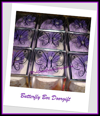 Butterfly Box Doorgift - Purple Theme- 23/10/2010