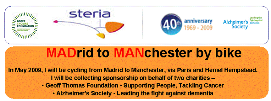 Madrid to Manchester by Bike