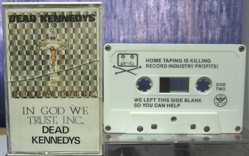 Dead Kennedys- We left this side blank so you can help