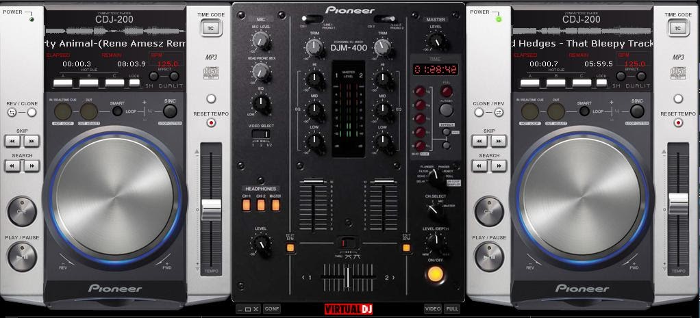 Pioneer cdj 400 mixer