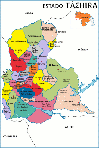 MUNICIPIOS Y CAPITALES DE VENEZUELA municipios y capitales de venezuela: