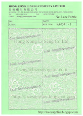 Net Lace Fabric Supplier - Hong Kong Li Seng Co Ltd