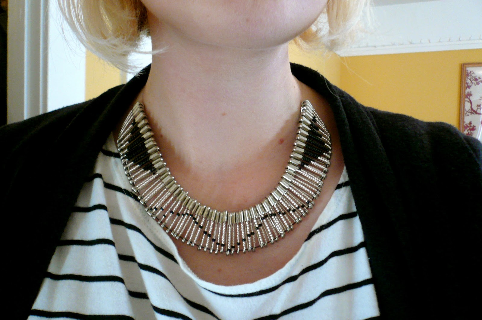 Mood Maybe Safety Pin Necklace