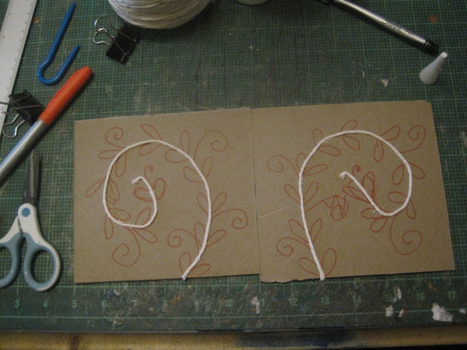 Subversive Crafting Embossed Book Cover