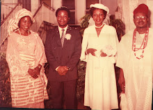 at wedding of firstborn, olubunmi & emmanuel omuku in 1984: