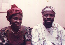 f.b with cousin, amb. ajakaiye who took their wedding photos