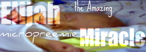 Elijah the Amazing Micropreemie Miracle!