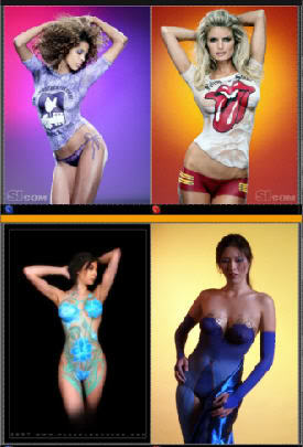 Women+body+art+painting