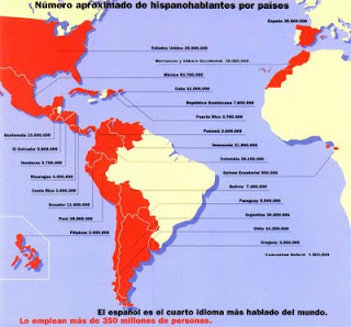 Los países hispanohablantes | Geografia de America upn
