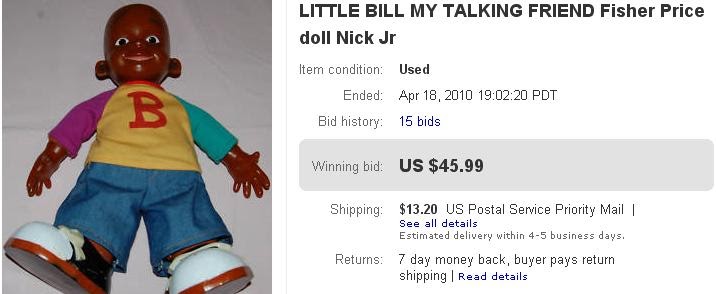 little bill doll ebay