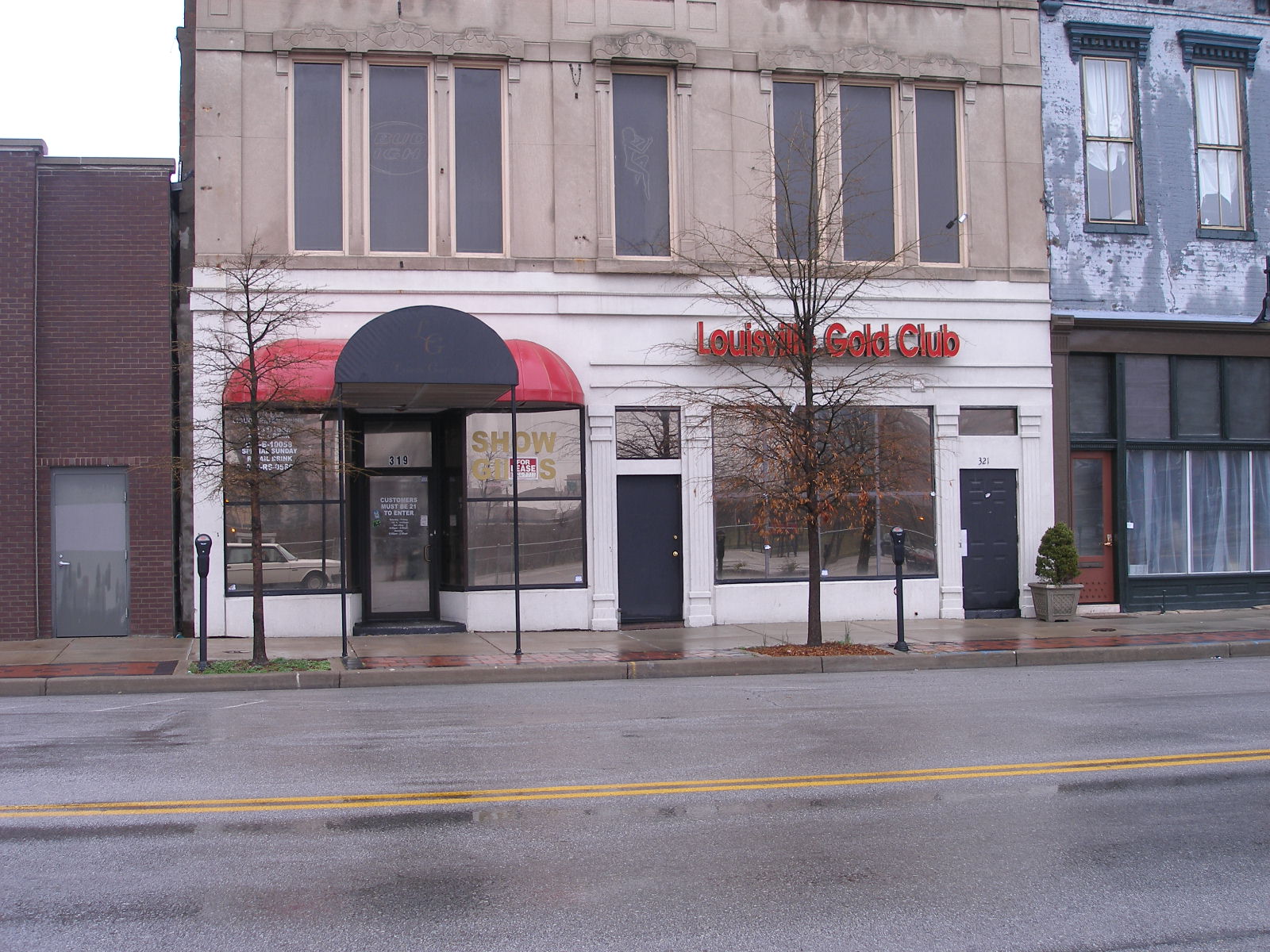 Whitewashed Windows and Vacant Stores Louisville Gold Club