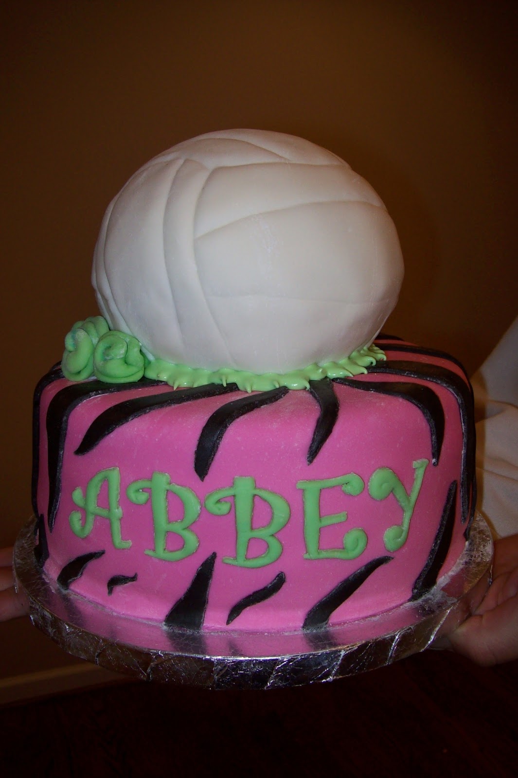Sugar Trail Volleyball Birthday Cake