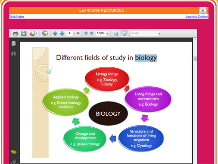 focus elearning portal web score card