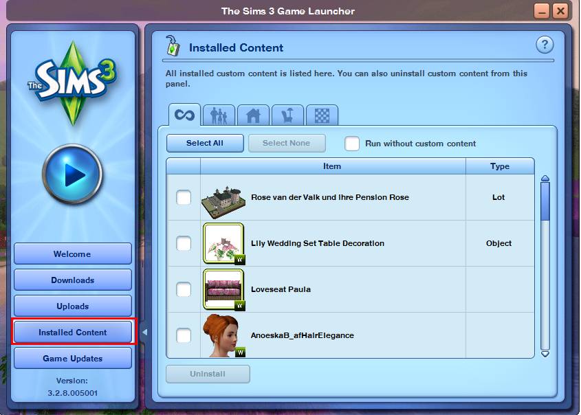 installing sims 3 mods package file