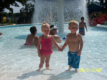 Lil Cuties playing in the water