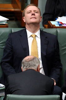 funny australian costello howard parliament photo