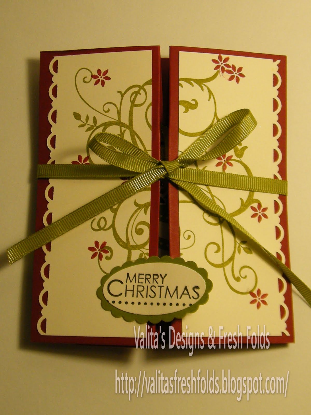 Valita's Creative Designs making a simple box card