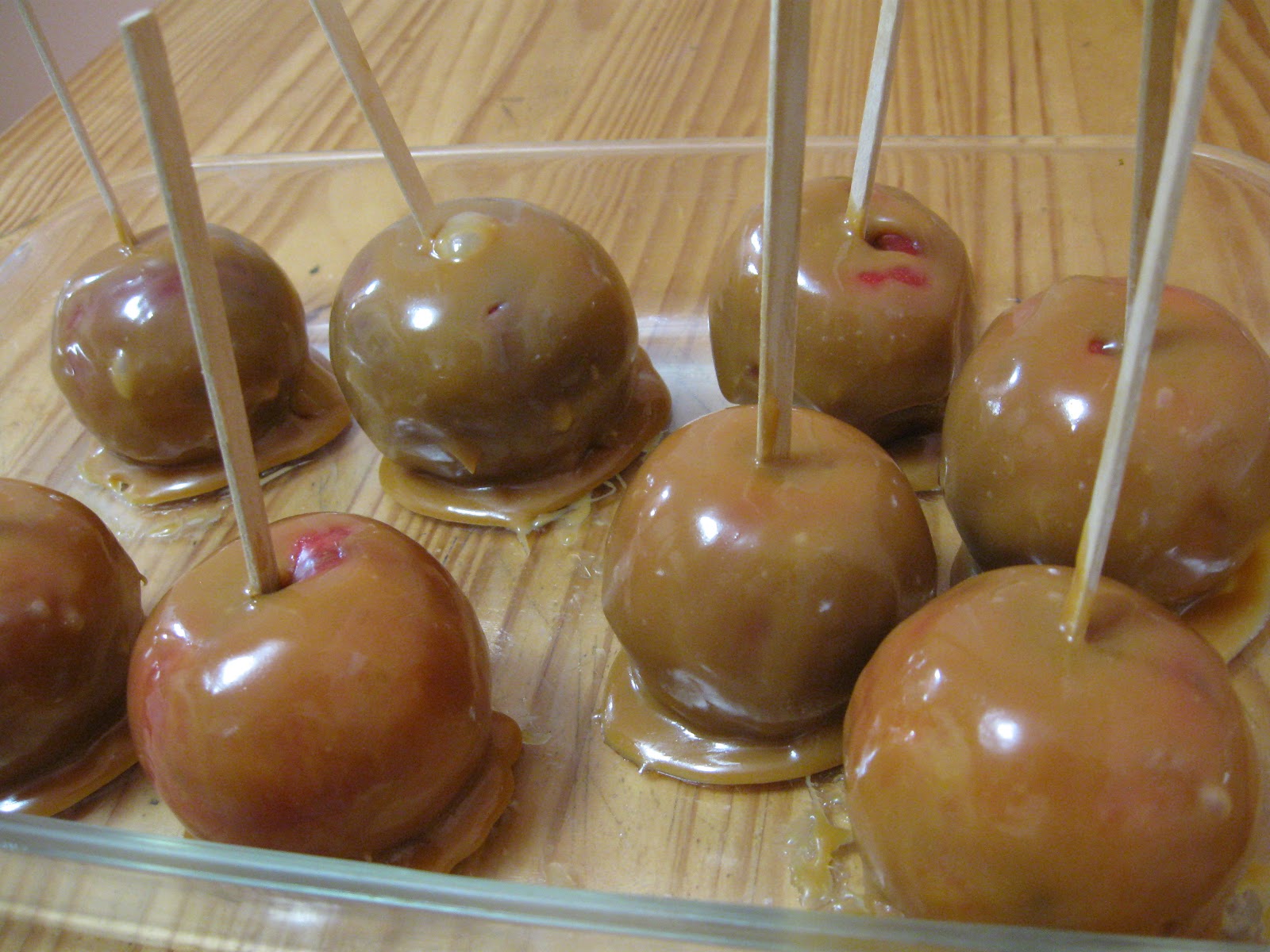 Caramel Apples Using Butter Caramels from Licorice International The