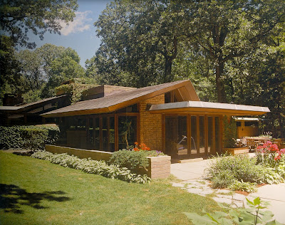 Arquitetura Orgânica de Frank Lloyd Wright Casa John Carr, 1950