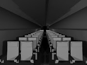 . help us out by throwing a lot of these objects in to the air and scatter . (inside plane)