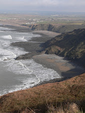 The view back to Widemouth Bay