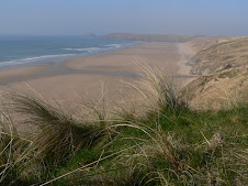 Pirran Beach from the Dunes at Perranporth