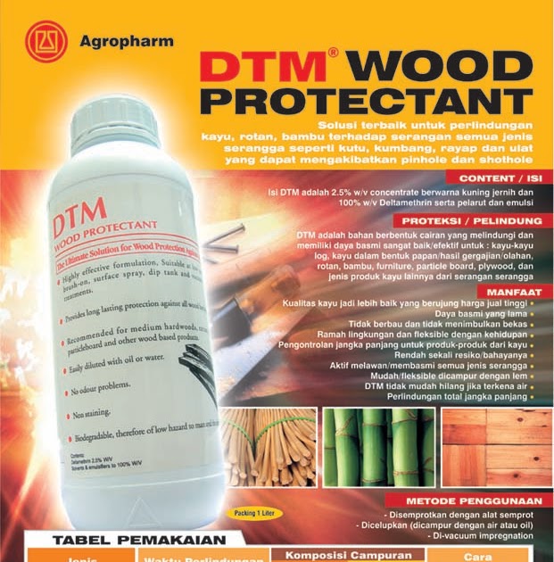ANDRI HARTANTO FOR DTM and FUNGIFLEX Introducing DTM Wood Protectant