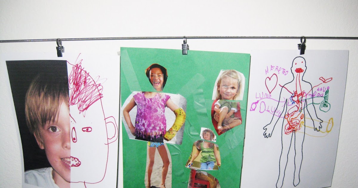 Homeschooling in Heels: Art Projects for Human Body Unit Study