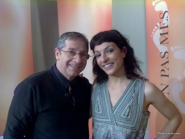 Mi foto con... Joan Pera - Roser Amills, escritora mallorquina
