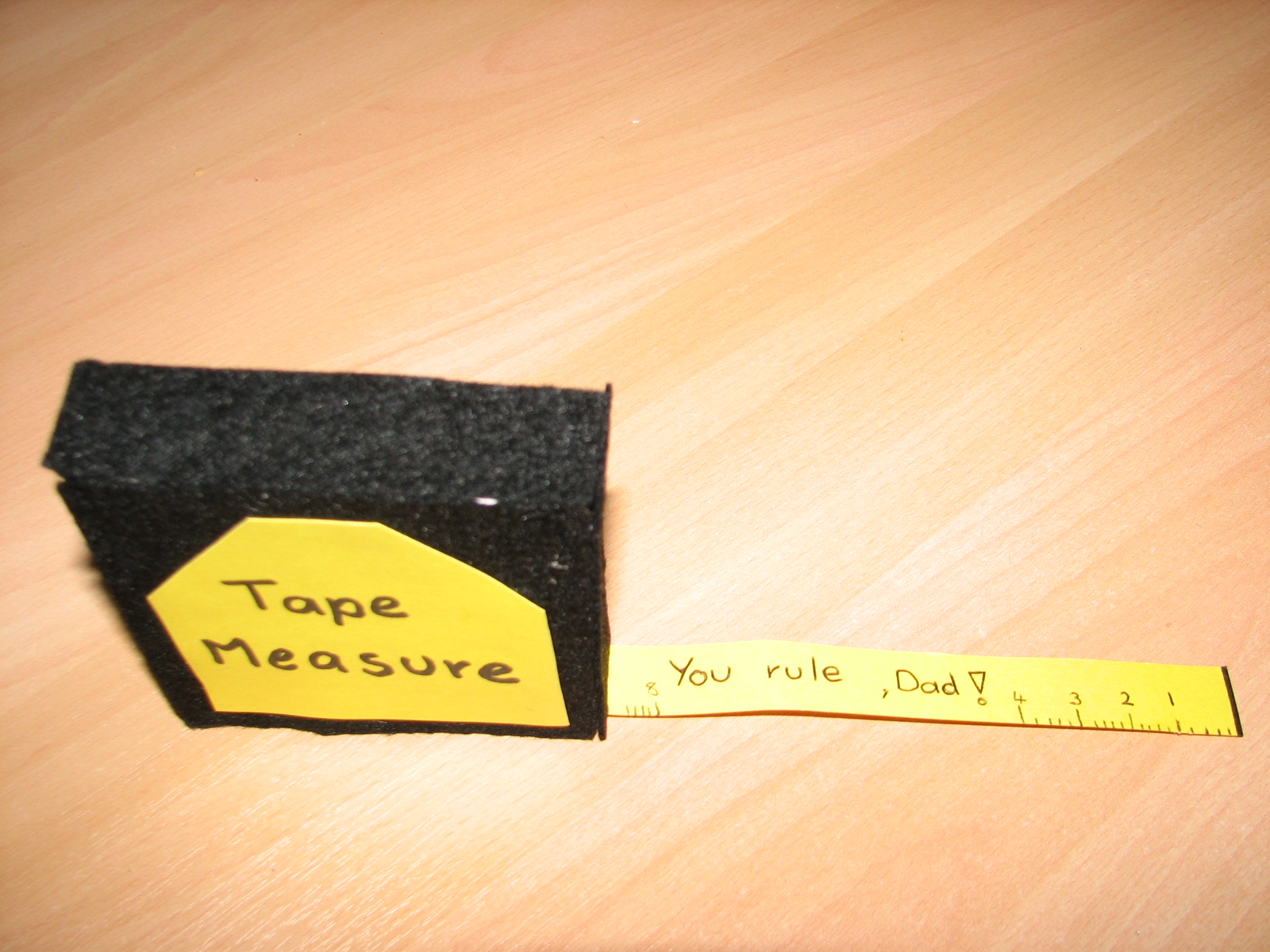 What do you do all day? Fathers Daytape measure