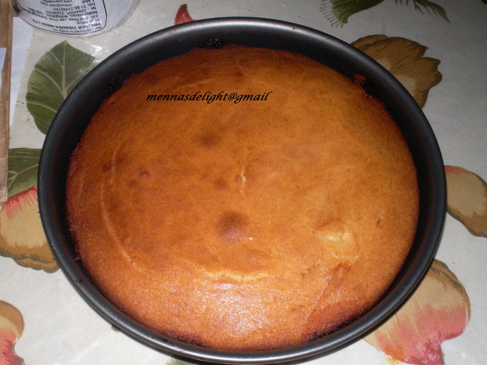 Eggless Cake Recipe
