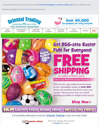 Free Oriental Trading 2011
