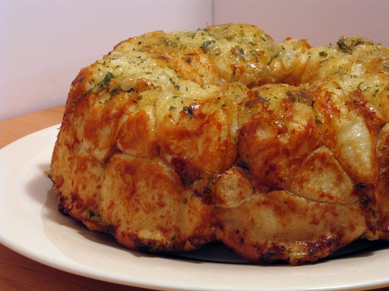 Cooking Ventures GarlicCheese Bundt Loaf