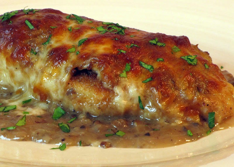 Cooking Ventures Breaded Chicken Breasts with Mushroom Gravy