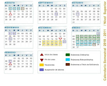 CALENDARIO ESCOLAR UABJO