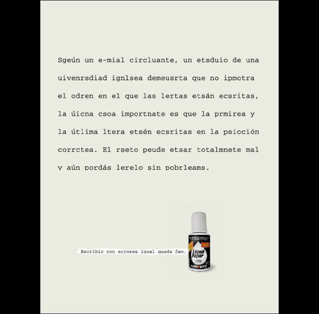 "Mail" para Liquid Paper