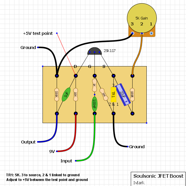 Guitar FX Layouts Soulsonic JFET Boost
