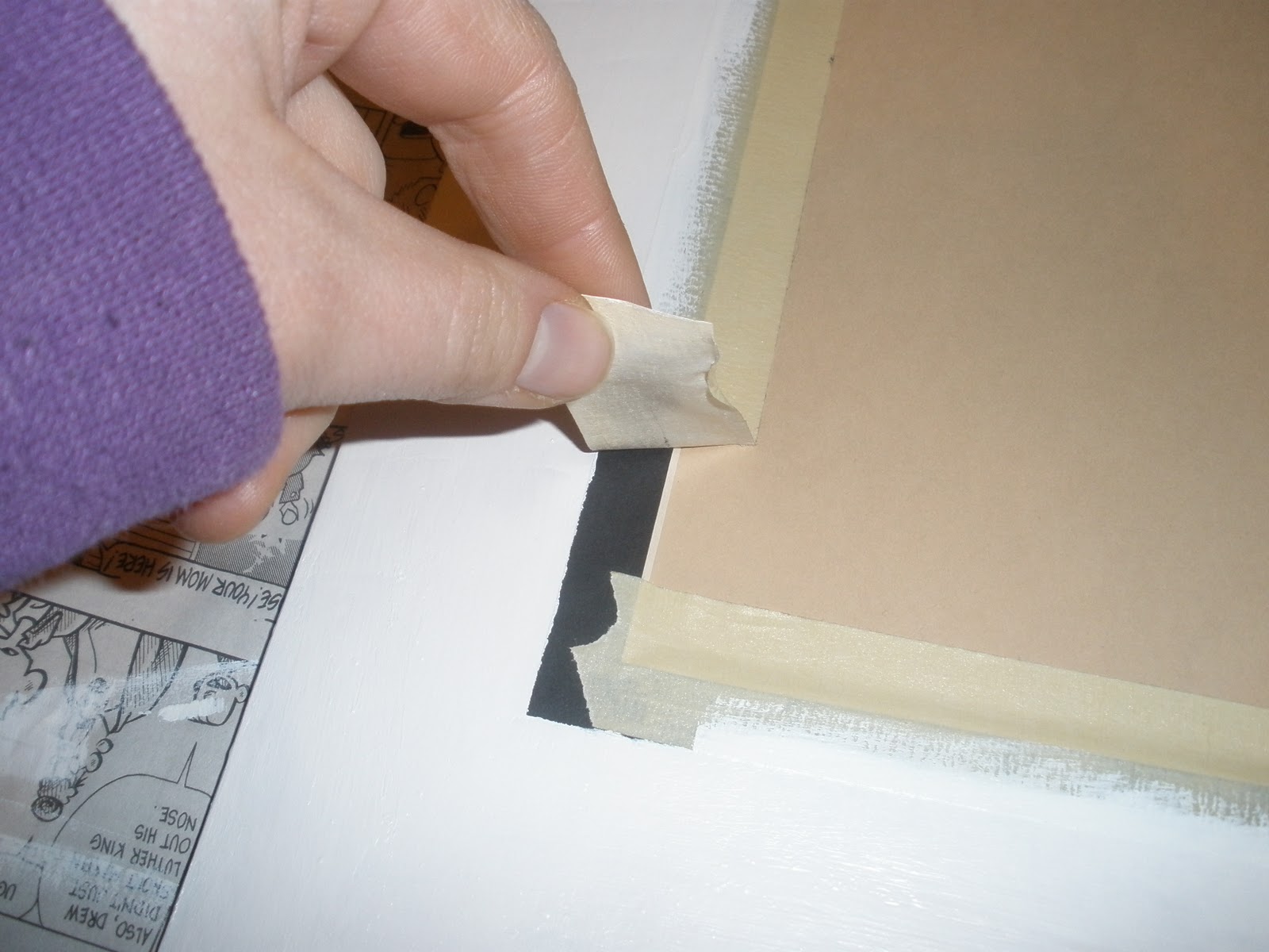 Dexter & Dinah Updating a Photo Mat with Paint