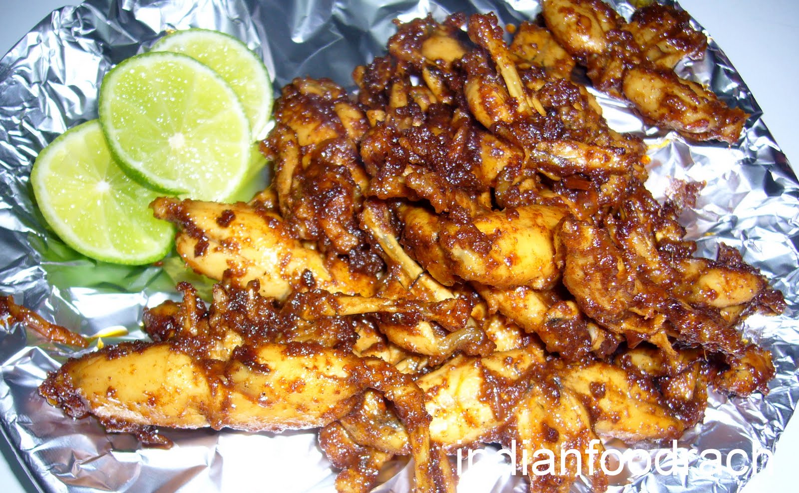 INDIAN FOOD Stir fried frog legs