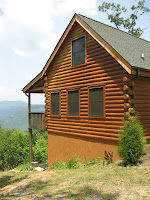 cabin nc log mountains rental vacation overview