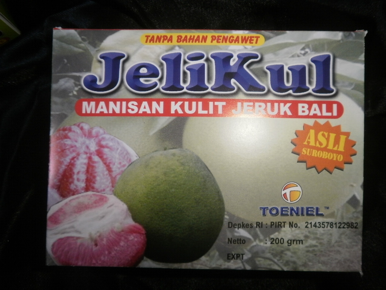 Toeniel Manisan: Manisan Kulit Jeruk Bali