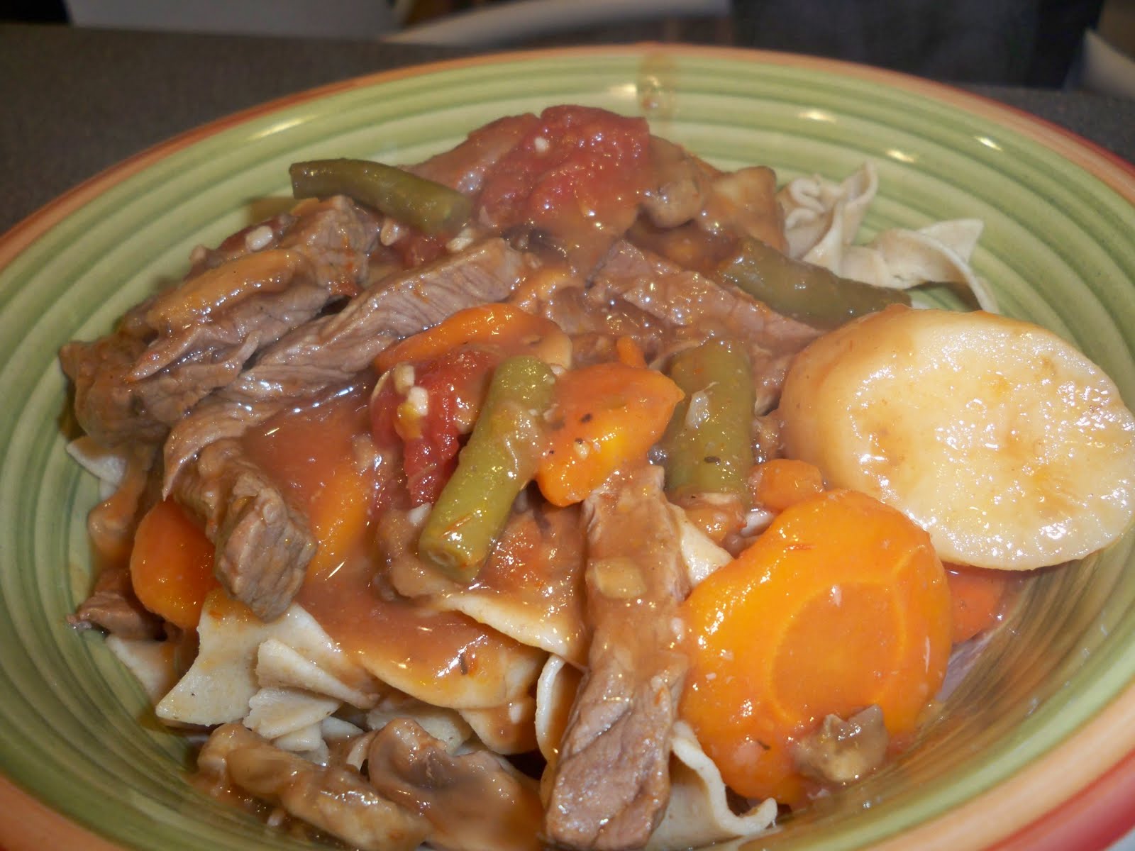 Barbie's WLS recipes Crock Pot Beef and Mushroom Stew