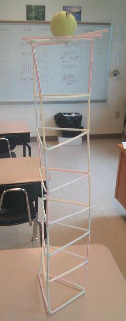 Straw Tower Competition