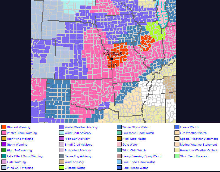 blizzard warning