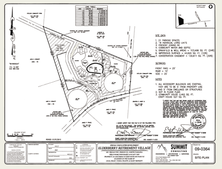 Elderberry Site Plan