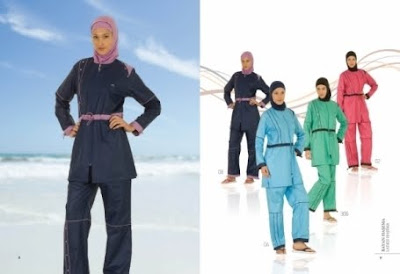 Hijab de plage élégant
