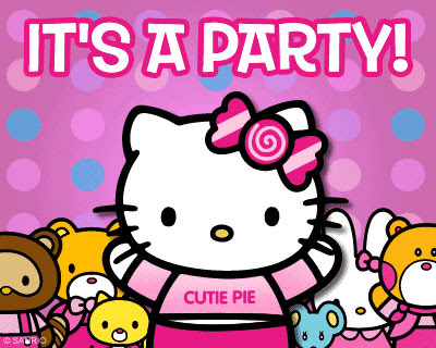 hello kitty birthday pictures. Hello Kitty Party 2009
